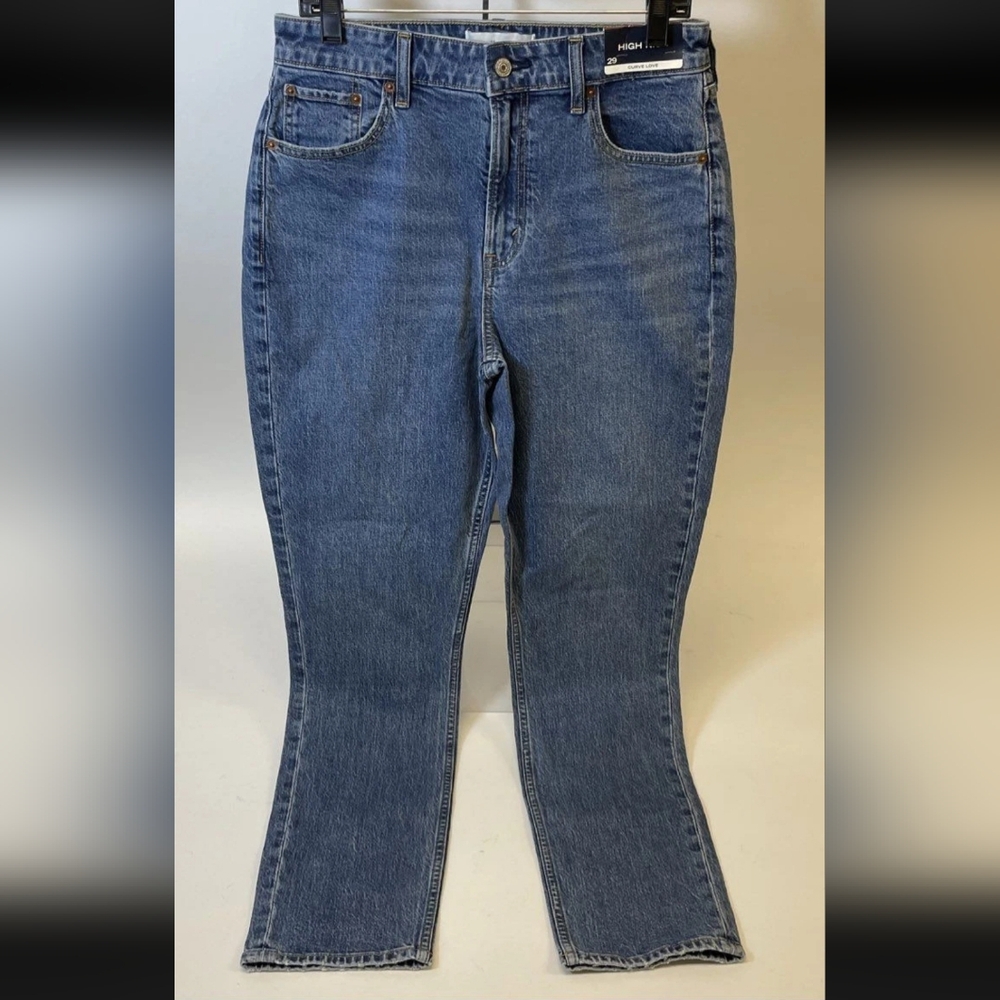 Nwt Ambercrombie And Fitch  Women's Curvy Love Skinny Blue Jeans Sz 29 Waist - Picture 7 of 7